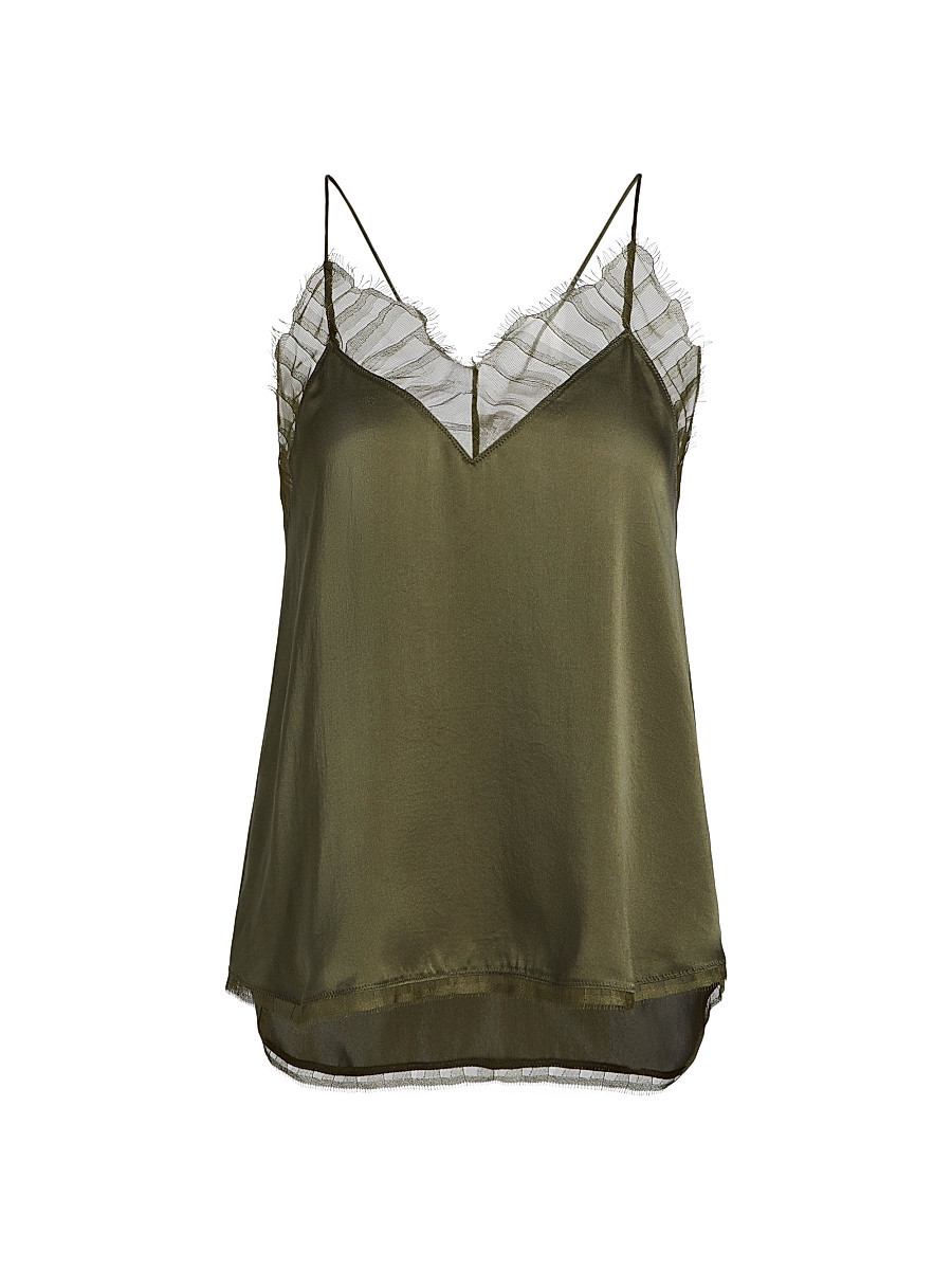 Women's Berwyn Lace Camisole - Green - Size 6 | Saks Fifth Avenue