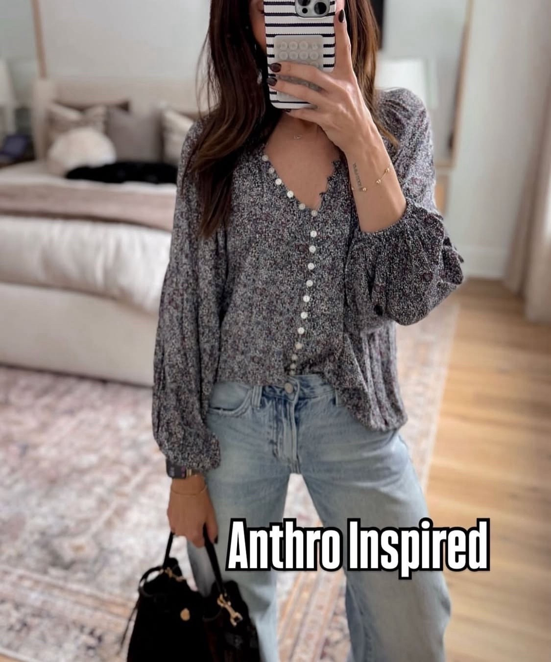 Designer inspired top, look for less, fall blouse, Annabrstyle

#LTKSeasonal #LTKStyleTip #LTKFindsUnder50