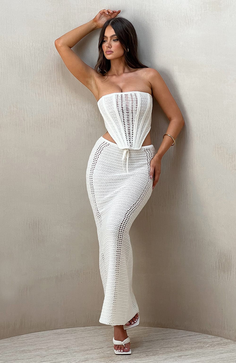 Chayenne Maxi Skirt - White | Babyboo (global)