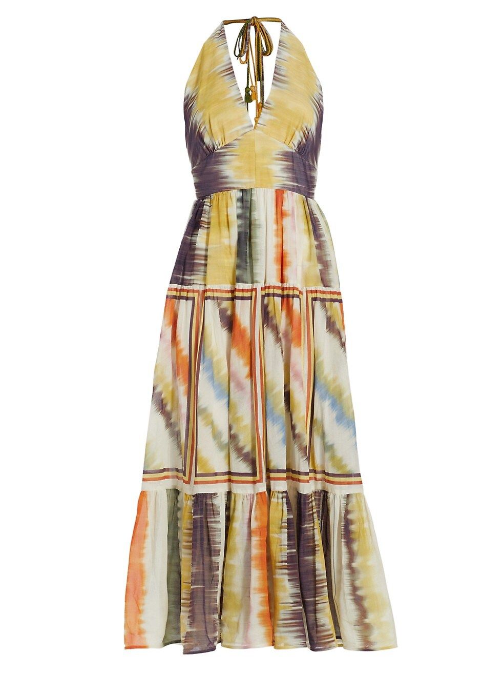 Silvia Tcherassi Valerie Dyed Midi-Dress | Saks Fifth Avenue