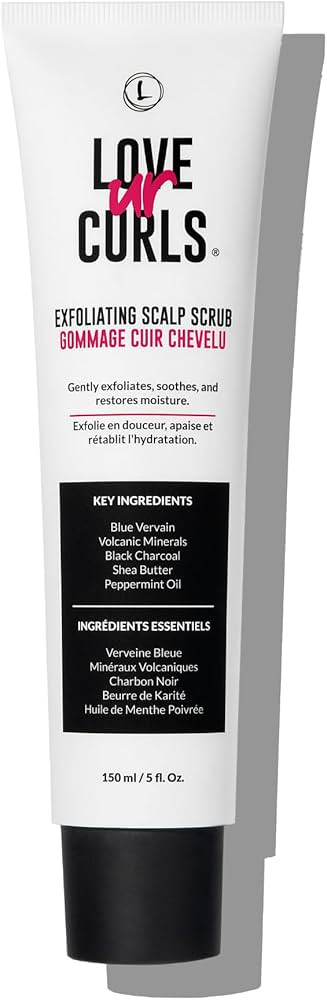 Love Ur Curls Exfoliating Scalp Scrub, Moisturizing, Gentle Build Up Removal for Curly Hair - wit... | Amazon (US)