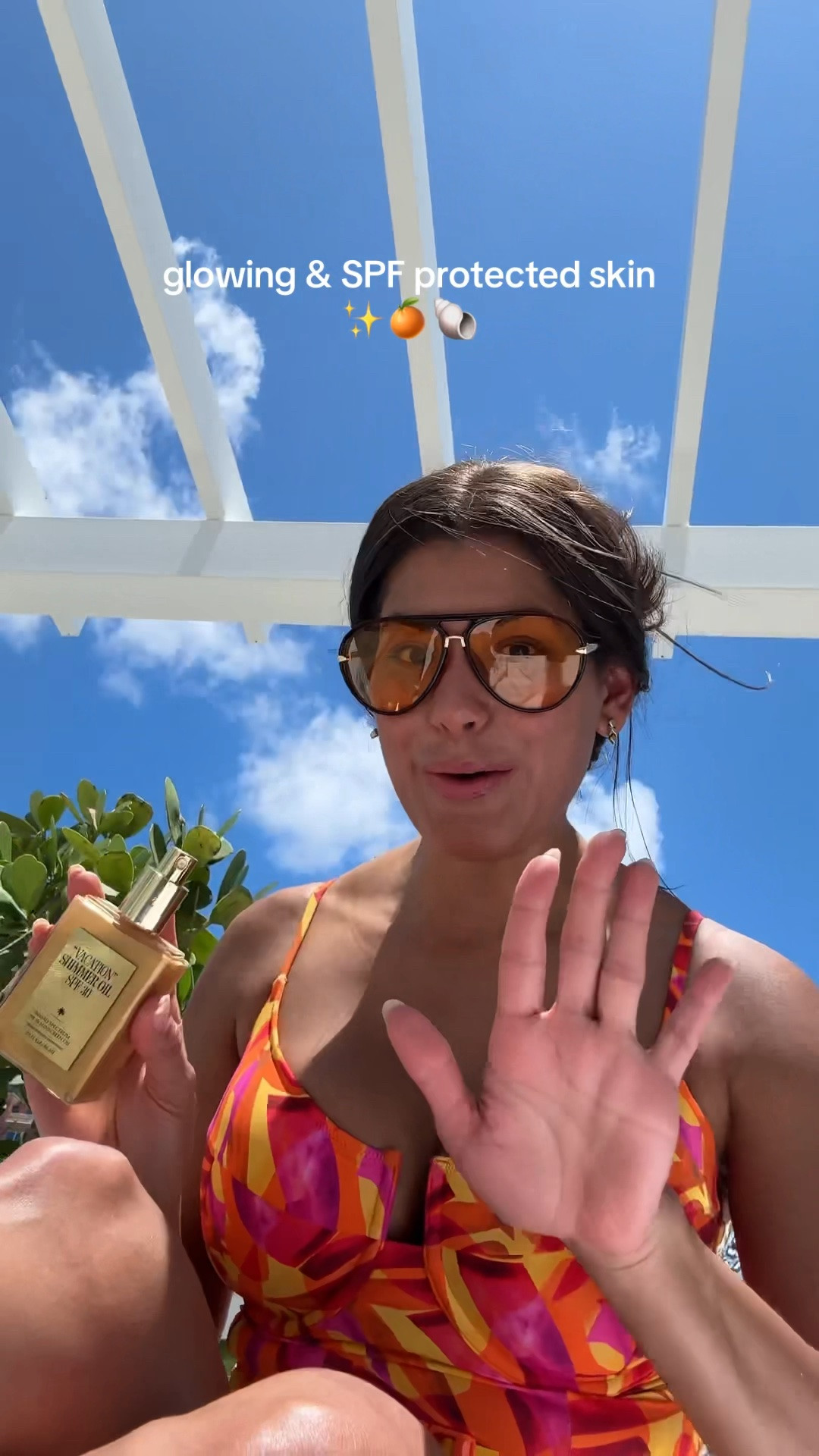 vacation outfits beach 30 spf shimmering oil shimmer oil beach sunscreen body oil glowing skin pool basics beach n basics

#LTKTravel #LTKBeauty #LTKSwim