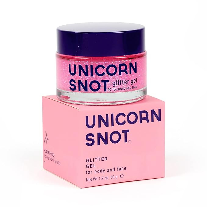 Unicorn Snot Face & Body Glitter Gel - Cosmetic-Grade Holographic Glitter - Festival, Anime Cospl... | Amazon (US)