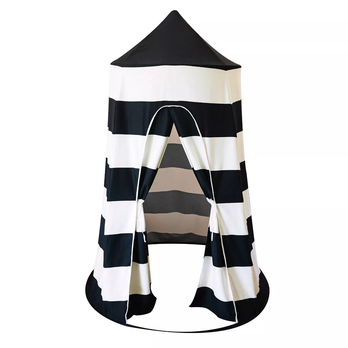 Striped Pop Up Kids' Playhome Tent Black/White - Wonder & Wise | Target