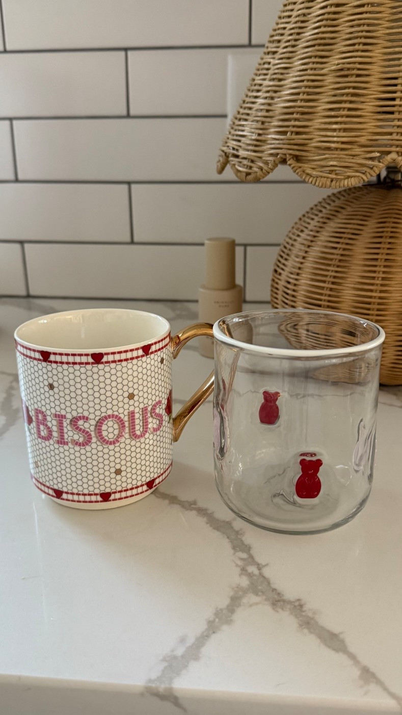 always love the cups at Anthro! sweet gift from my husband, love the valentines theme 

#LTKHome