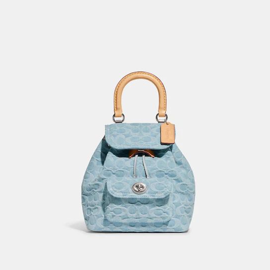 Riya Backpack 21 In Signature Denim | Coach (US)