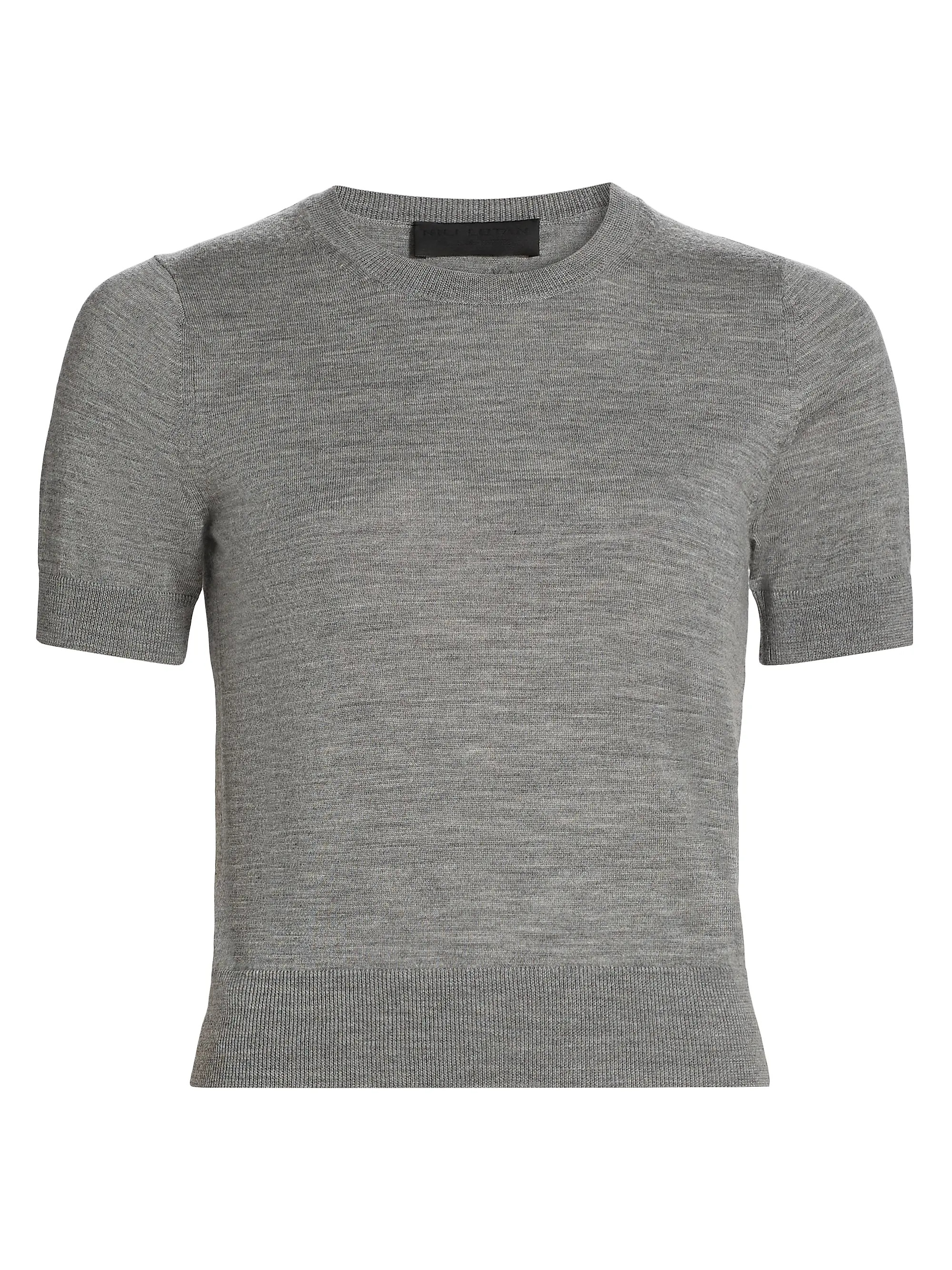 Leilani Merino Wool Short-Sleeve Sweater | Saks Fifth Avenue