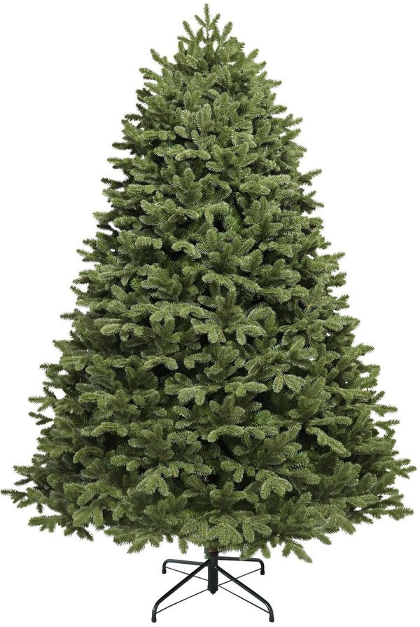 7.5' Aspen Fir Quick-Shape Tree with 1400 Warm White & Multi-Color LED Lights | King of Christmas