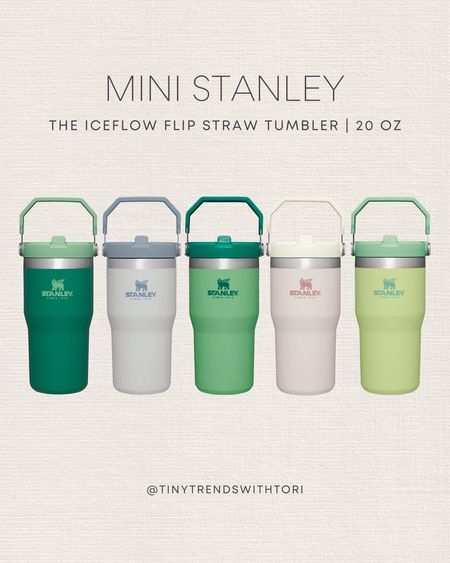 20oz iceflow flip straw Stanley tumbler now available in 5 new colors!

#LTKFind #LTKunder50 #LTKkids