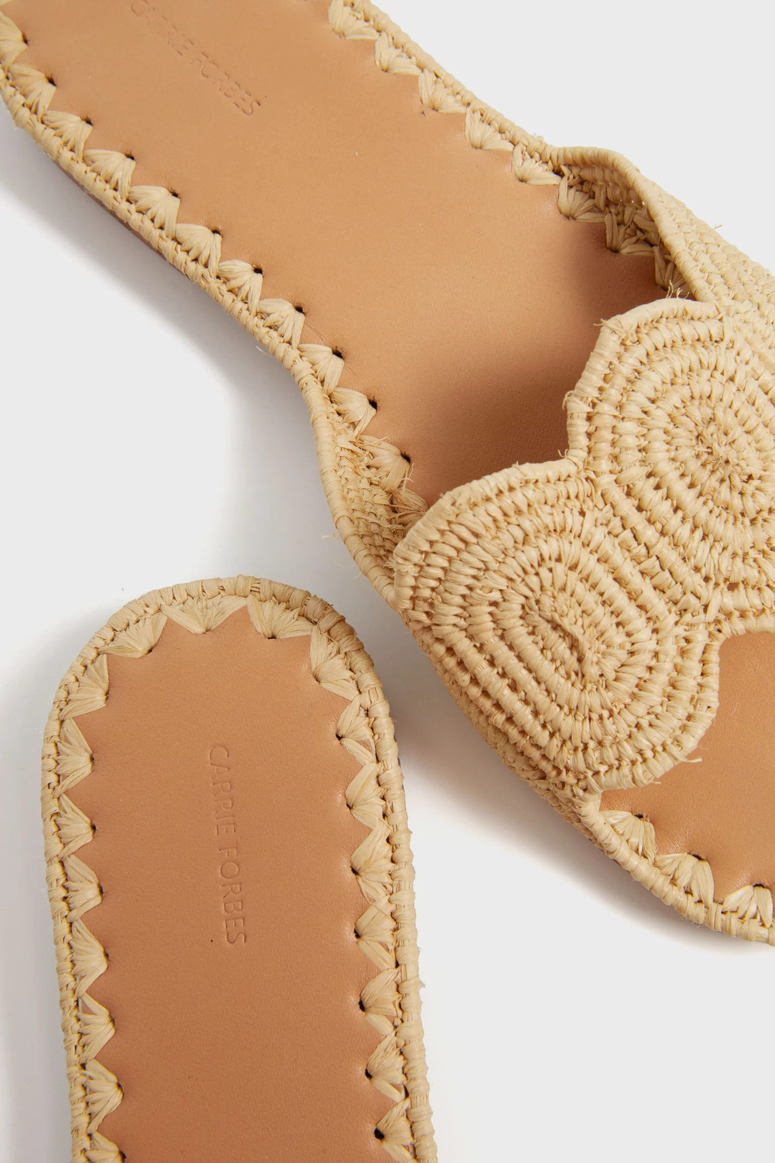 Natural Raffia Naima Sandals | Tuckernuck (US)