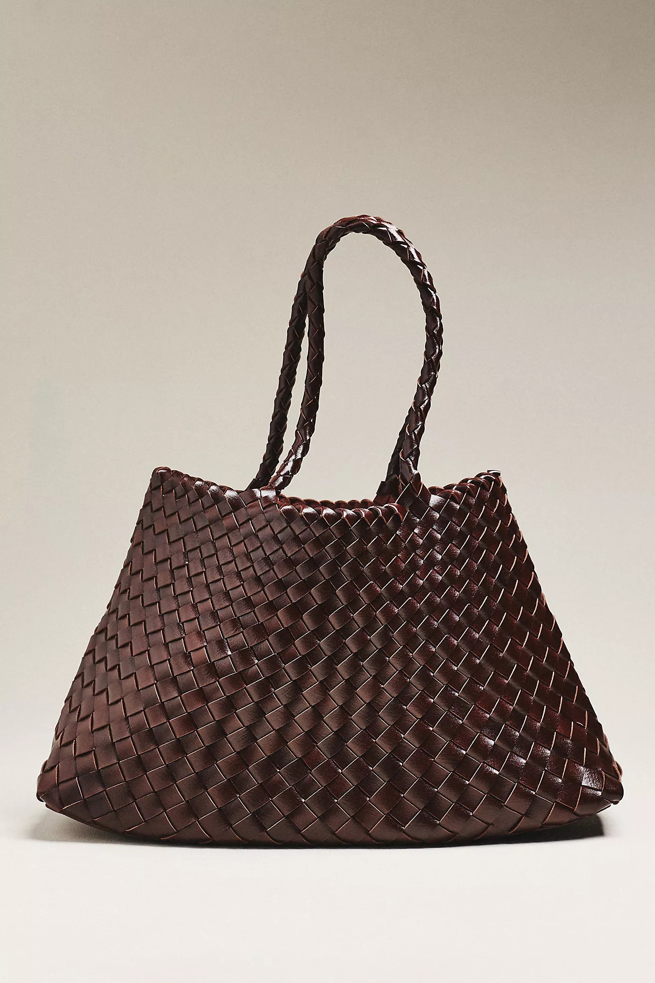 Calla Large Woven Satchel Bag | Anthropologie (US)