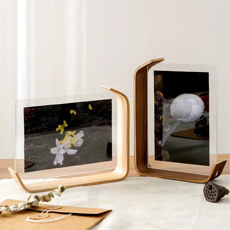 Acrylic Wooden Photo Frame Picture Frame Rustic Wooden Photo - Temu | Temu Affiliate Program