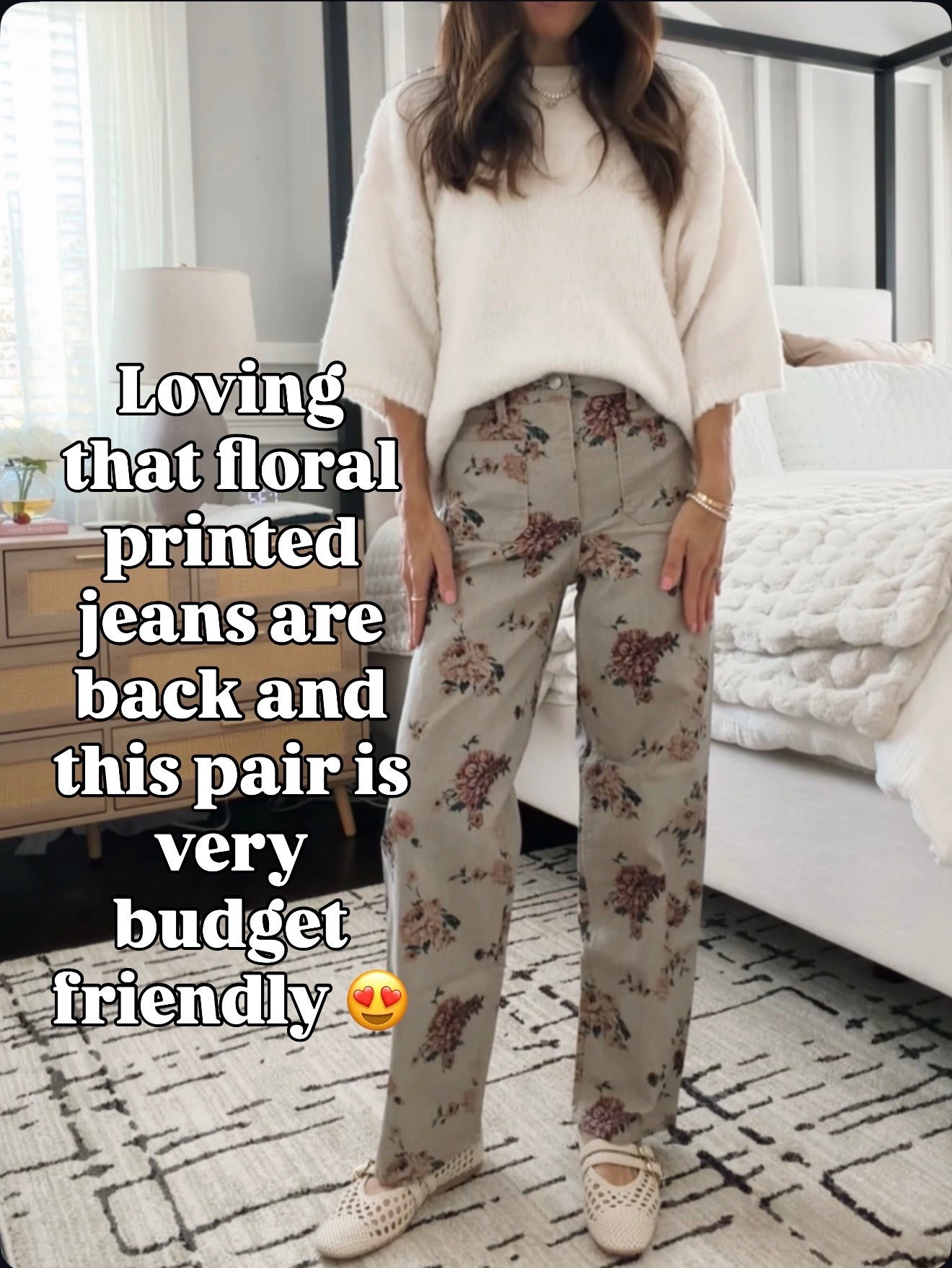 Floral jeans are back — and this pair is super budget-friendly 😍 🔗⬇️

#LTKootd #LTKOver40 #LTKSeasonal