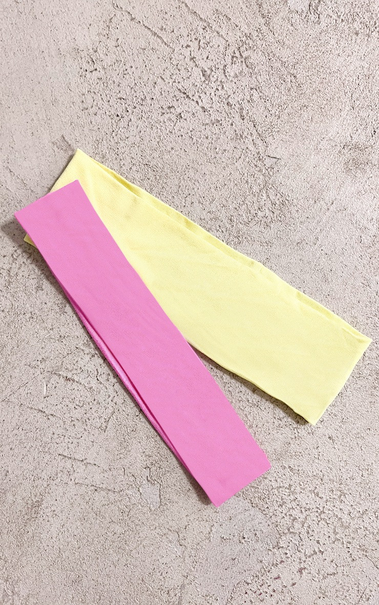 Candy Pink Wide Jersey Headband | PrettyLittleThing UK