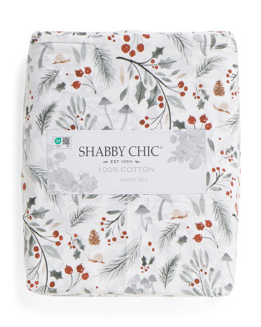 Cotton Boho Pine Sheet Set | TJ Maxx