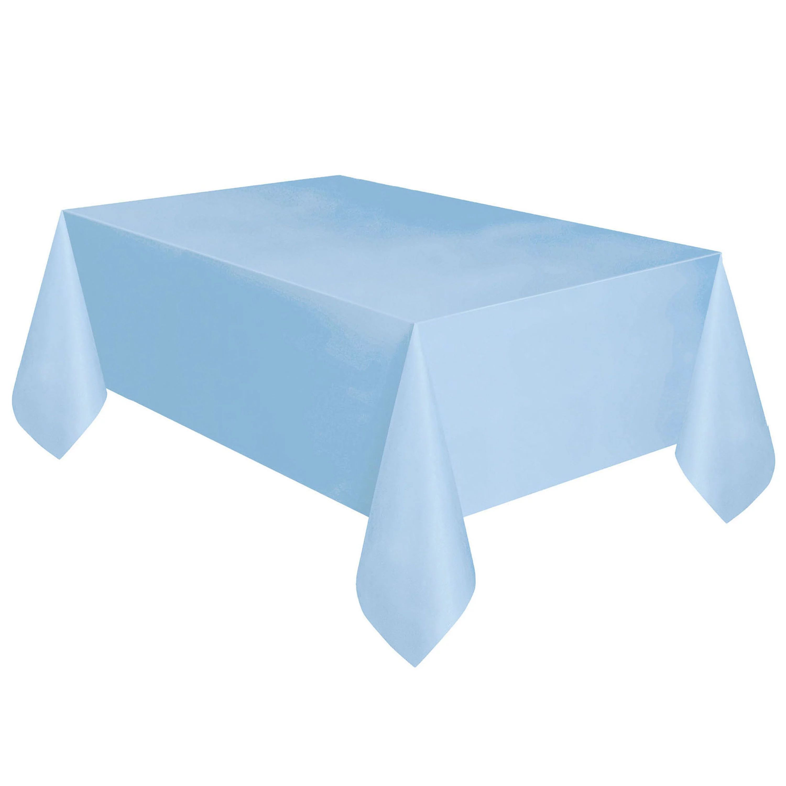 Way to Celebrate! Light Blue Plastic Party Tablecloth, 108in x 54in | Walmart (US)
