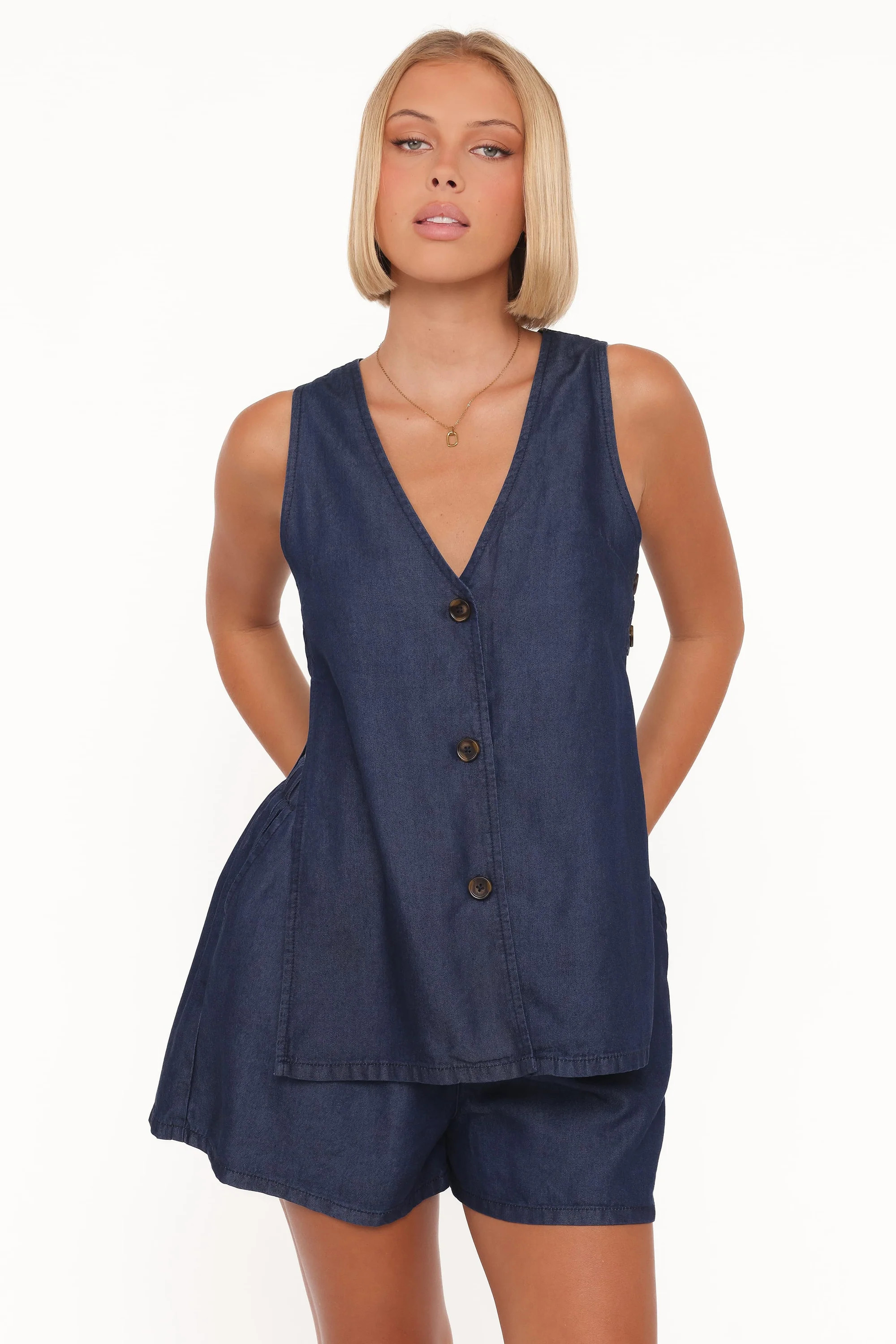 Miller Short Set - Chambray | Petal & Pup (US)