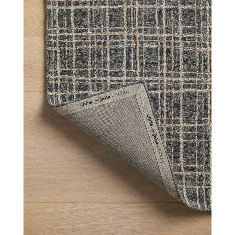 Chris Loves Julia x Loloi Polly Graphite / Pebble Area Rug | Wayfair North America