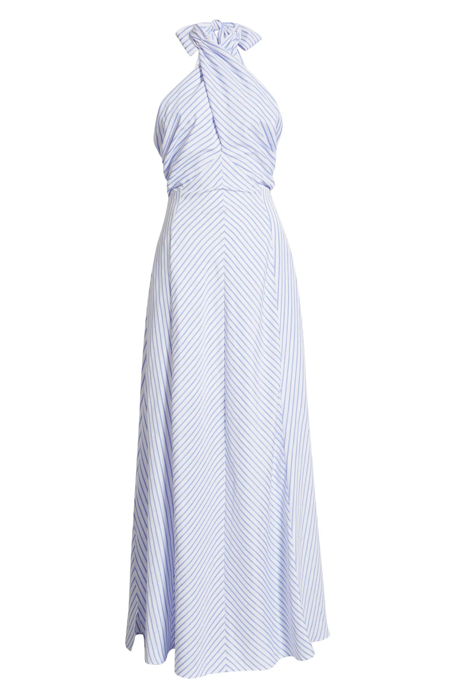 Stripe Halter Maxi Dress | Nordstrom