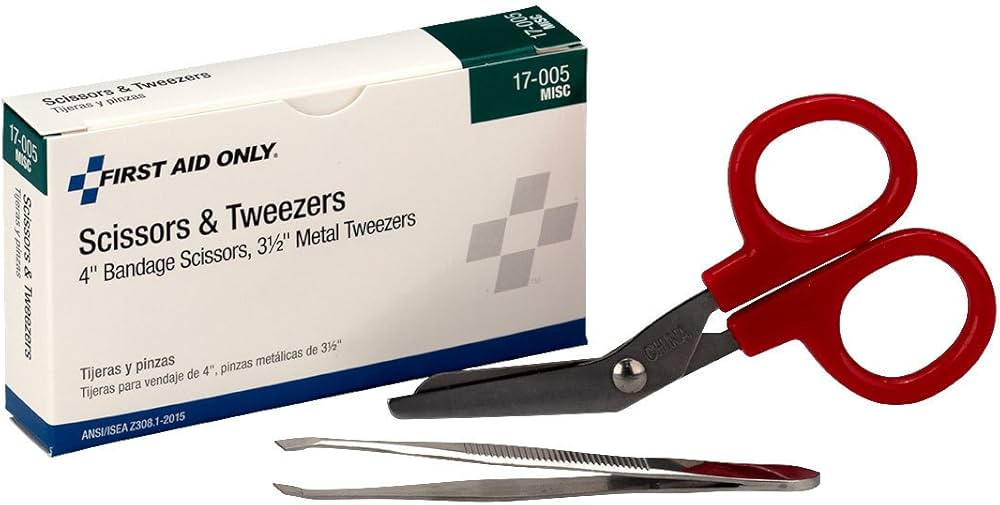 First Aid Only 17-005 Bandage Scissors and Forcep Tweezers Combo Pack | Amazon (US)