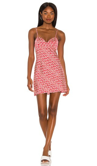 On Our Radar Slip Dress in Red | Revolve Clothing (Global)