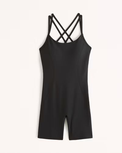 YPB sculptLUX Strappy-Back Onesie | Abercrombie & Fitch (US)
