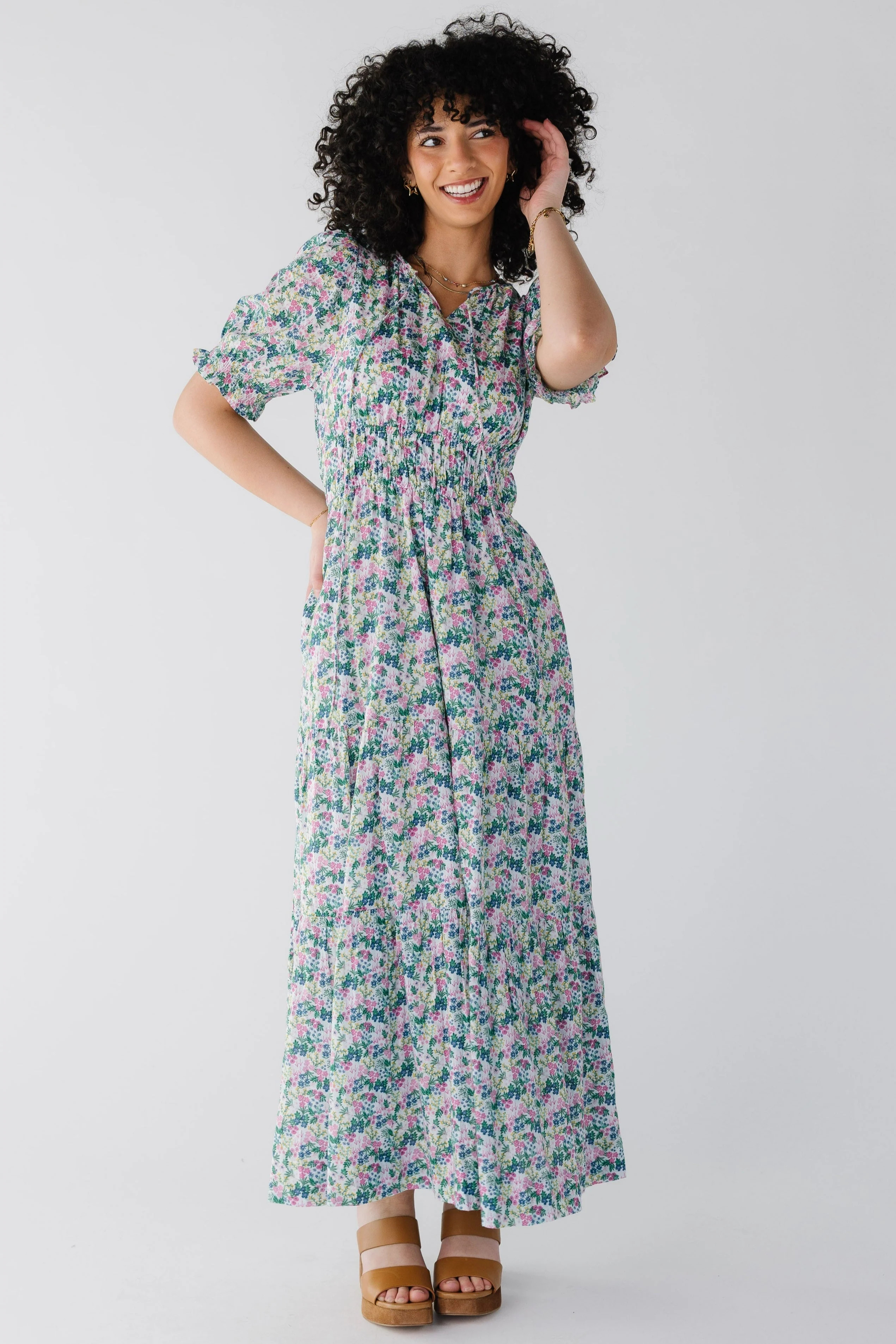 Citrus Shae Puff Sleeve Dress | Called To Surf