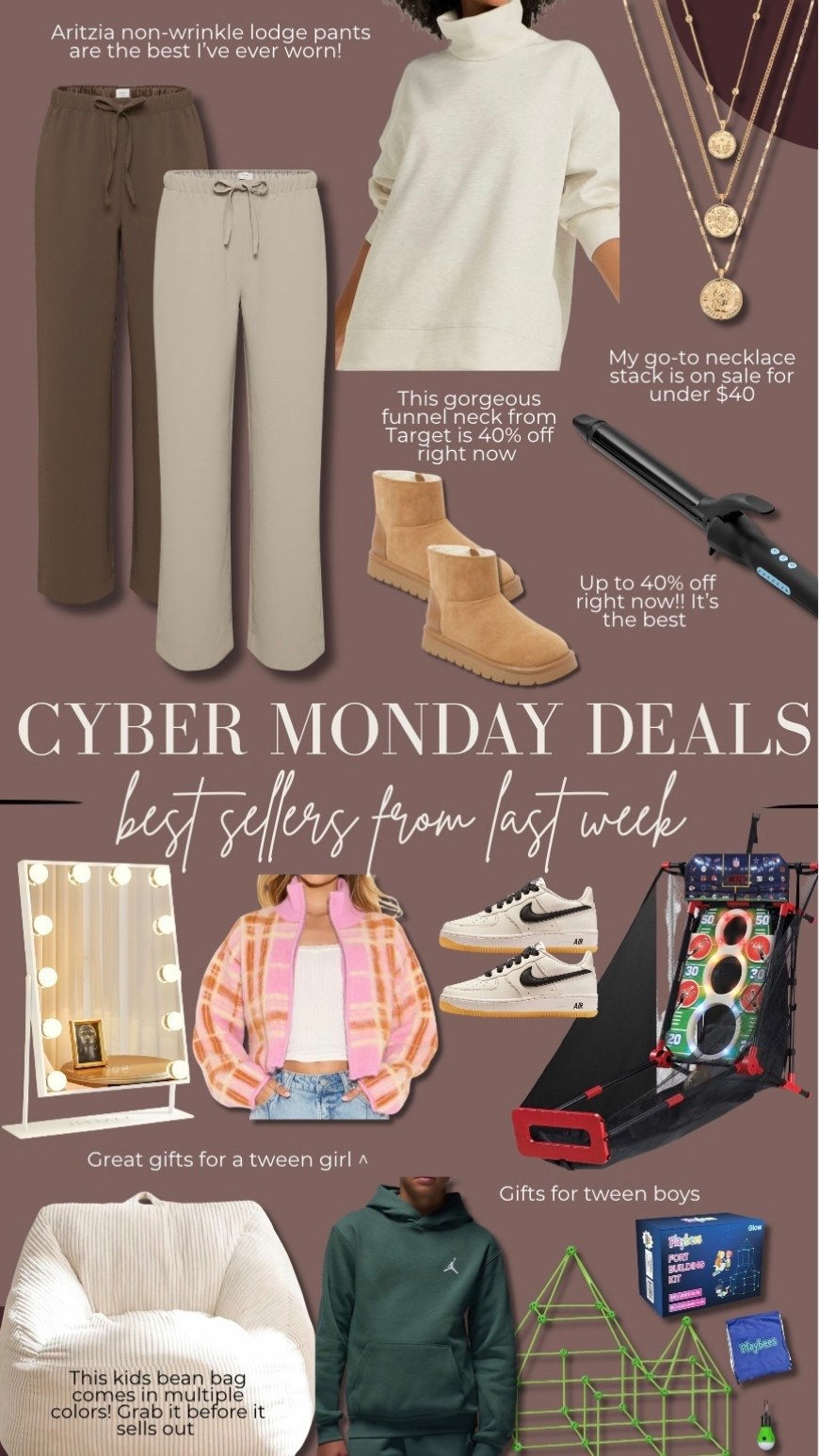 Cyber Monday Deals are happening right now! Grab some gifts while they’re having sales 🎁



#LTKGiftGuide #LTKCyberWeek #LTKFindsUnder100