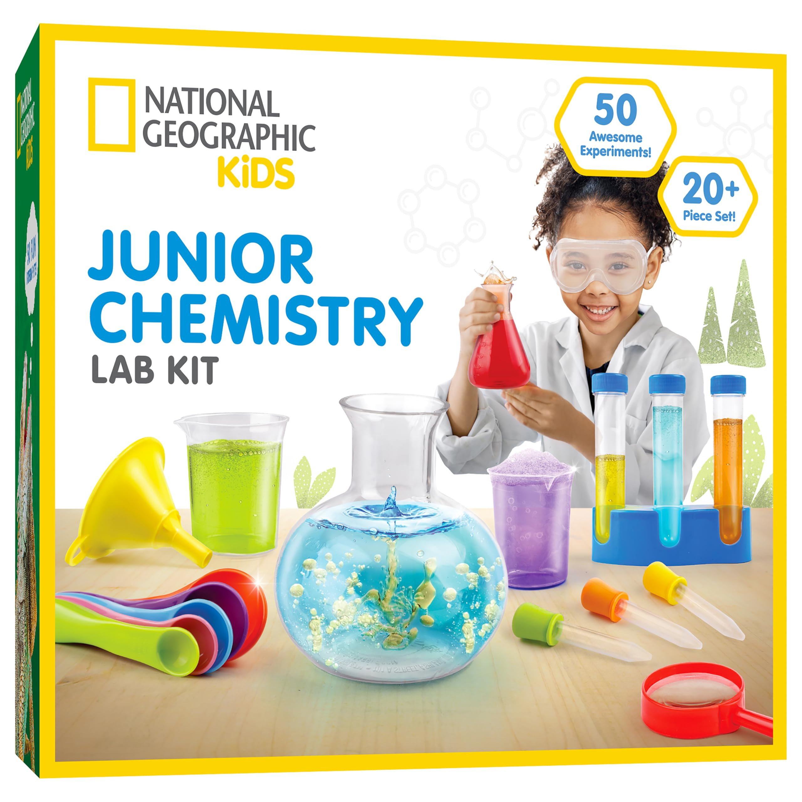 National Geographic Kids Junior Chemistry Set - Complete Early Learning Lab Kit with 50 Science E... | Amazon (US)