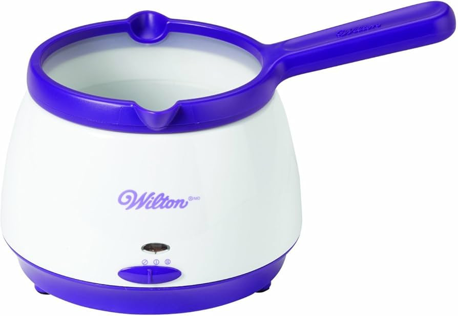 Wilton Candy Melts Candy And Chocolate Melting Pot, 2.5 Cups Capacity, Assorted Colors, Plastic | Amazon (US)