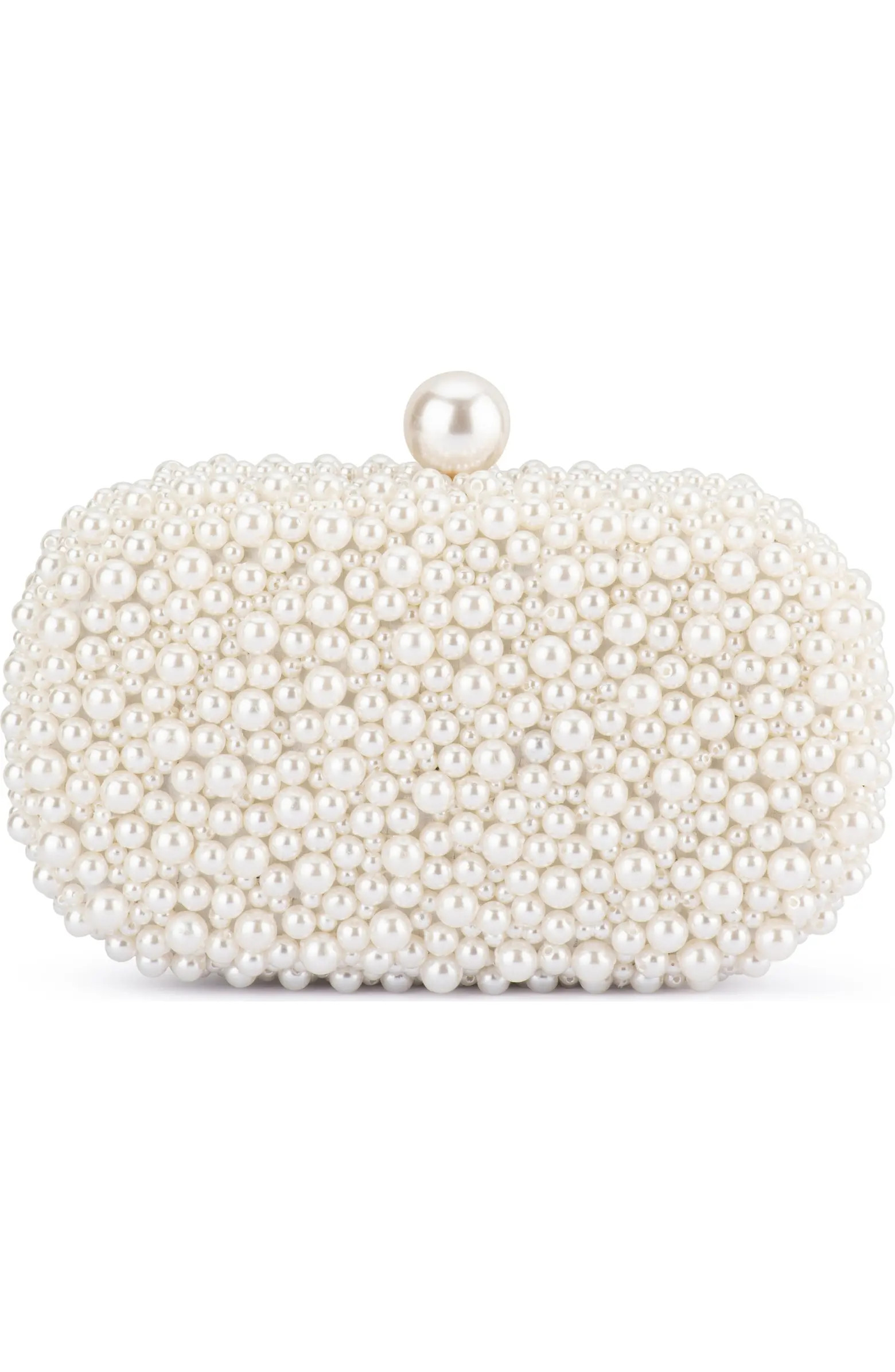 Valentina Faux Pearl Clutch | Nordstrom
