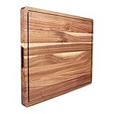 Extra Large Wood Cutting Boards for Kitchen 24 x 18 Inch, Large Wooden Cutting Board with Juice Groo | Amazon (US)