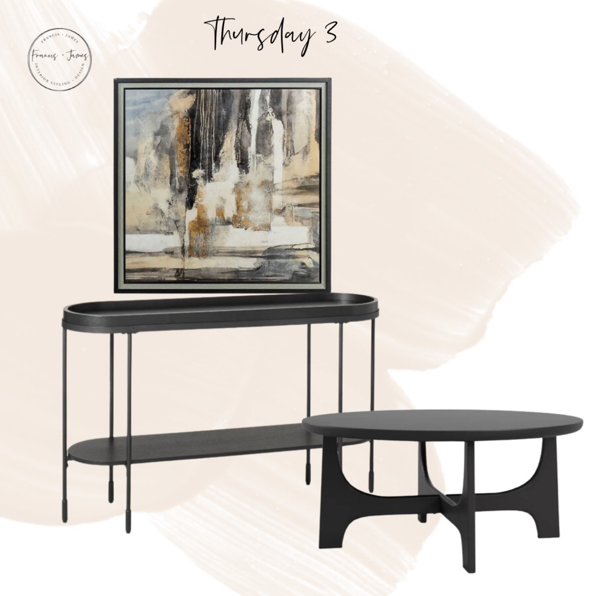 Living Room, Entryway, Black Round Coffee Table, Black Console Table, Open bottom Coffee Table, Neutral Large Art, Budget Friendly Art, Target Home, Cocktail Lounge, Office Design, Dining Room Decor, Living Room Décor

#LTKstyletip #LTKhome #LTKFind