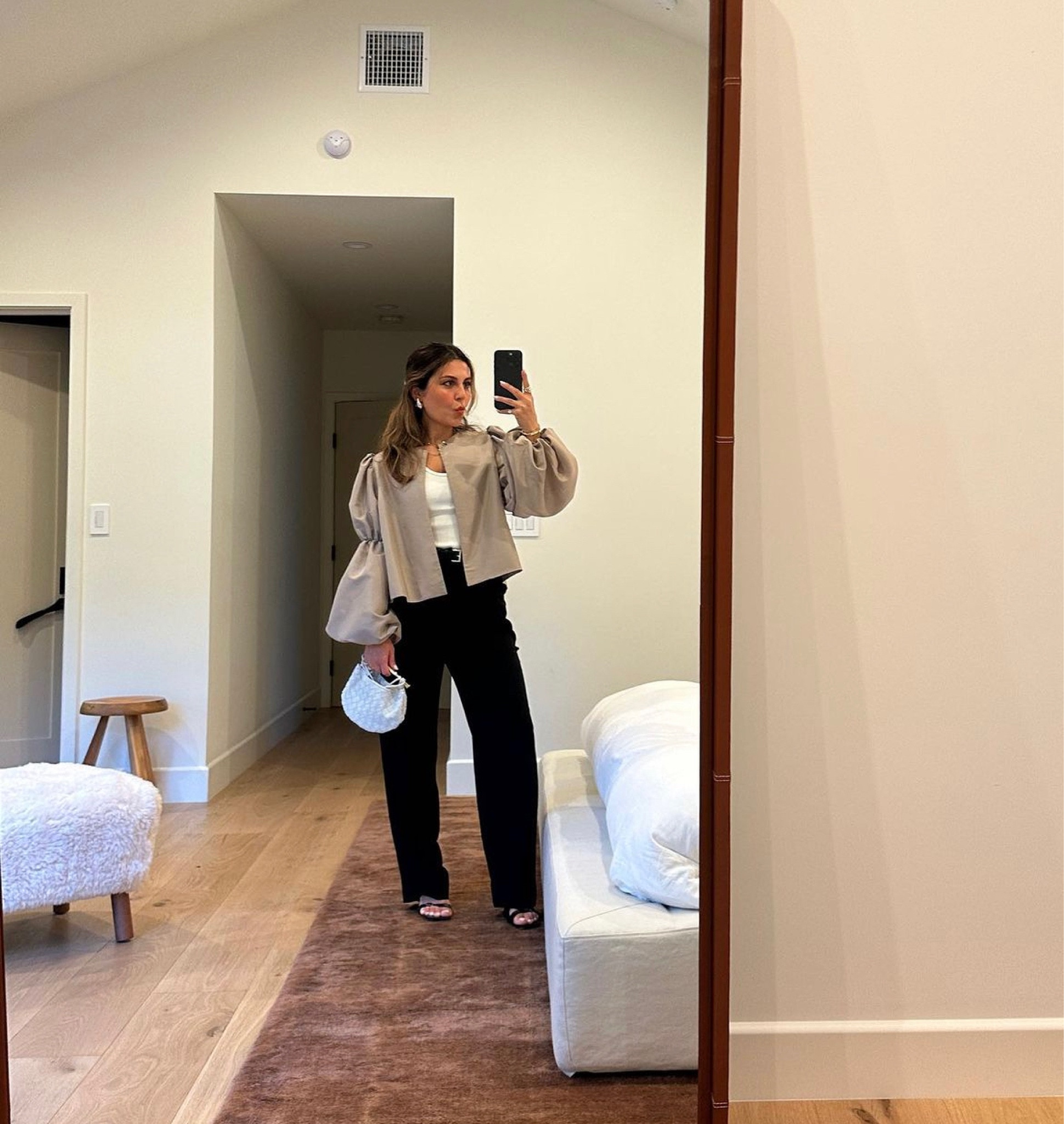 My top from ByMalina is sold out in tan but I linked below in black!

#LTKshoecrush #LTKitbag #LTKstyletip