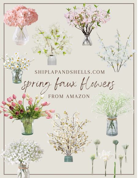 Spring faux flowers from Amazon!

#LTKfindsunder100 #LTKhome #LTKSeasonal