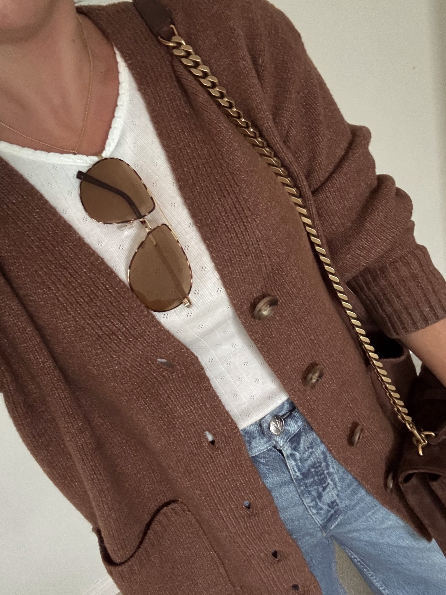 This cardigan is the perfect Fall layer! It’s so cozy. I got a size small- part of the Shopbop sale! Use code STYLE at checkout. 

#LTKSeasonal #LTKOver40 #LTKSaleAlert