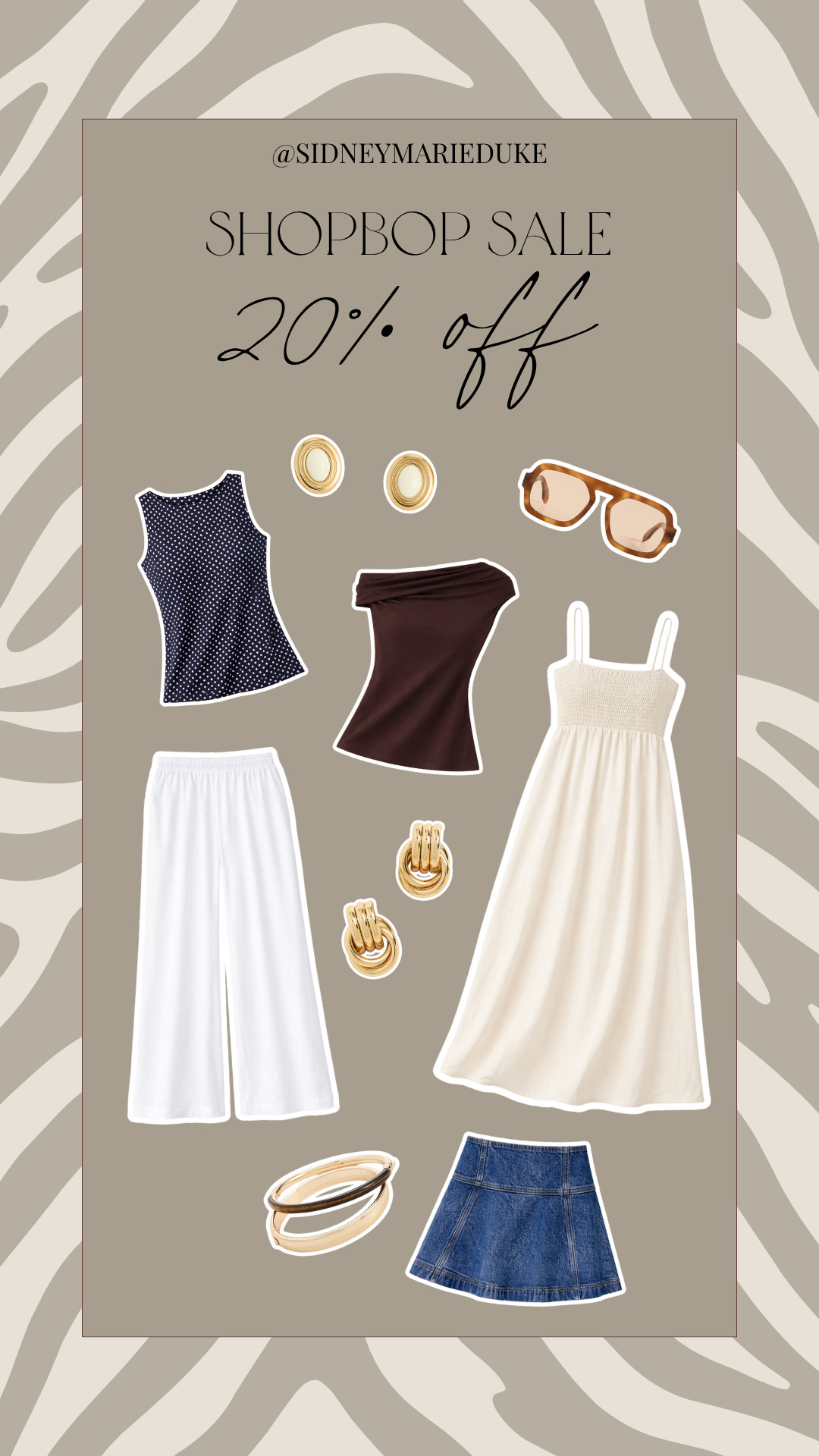 SHOPBOP 20% OFF SALE 
code: SPRING20 🤎

So many cute finds!!



Spring outfits 2026, vacation outfits beach, date night outfits, spring dresses, sidneymarieduke 

 #LTKootd #LTKSeasonal #LTKSaleAlert