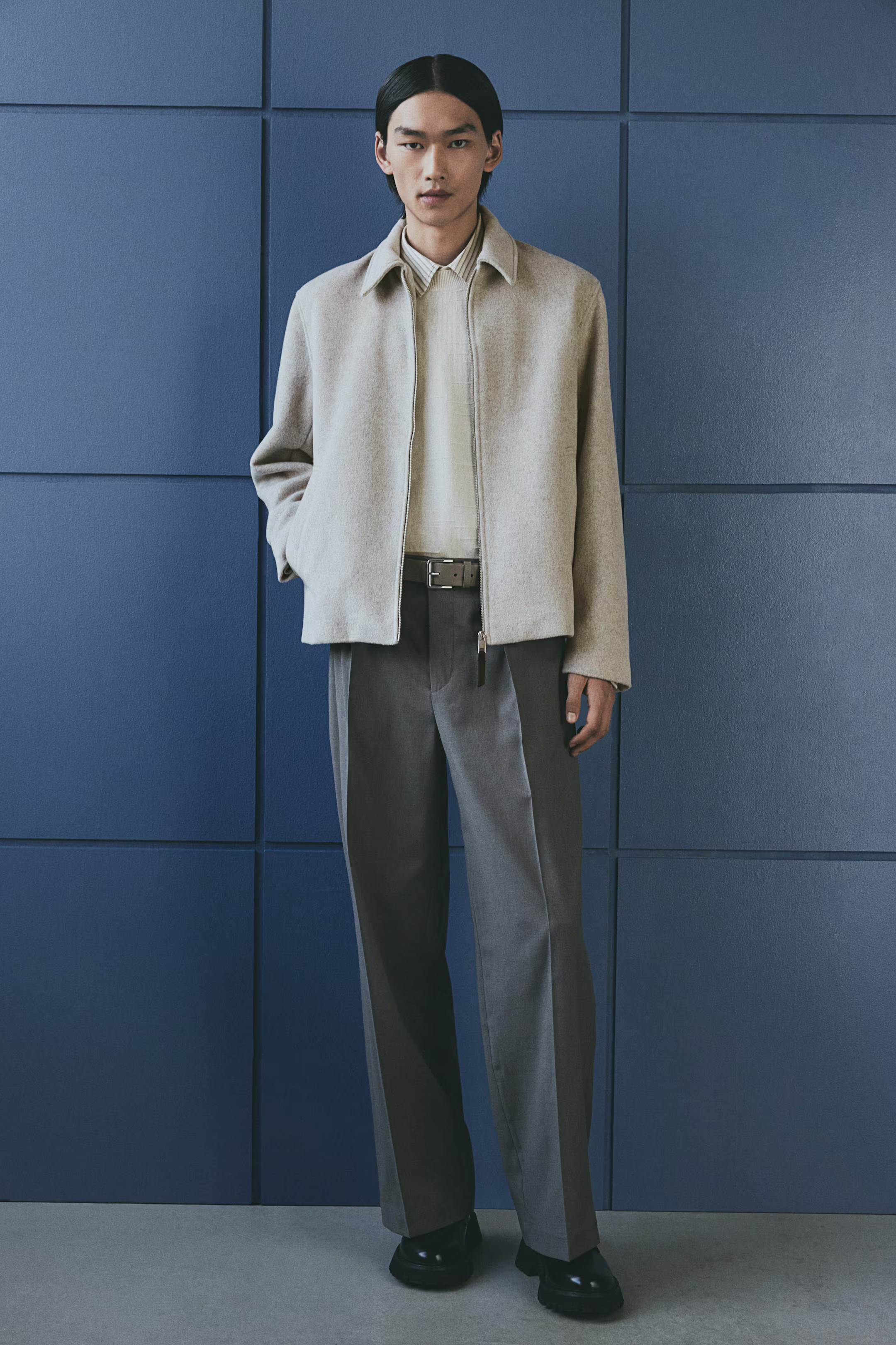 Regular Fit Wool-Blend Shacket | H&M (US + CA)