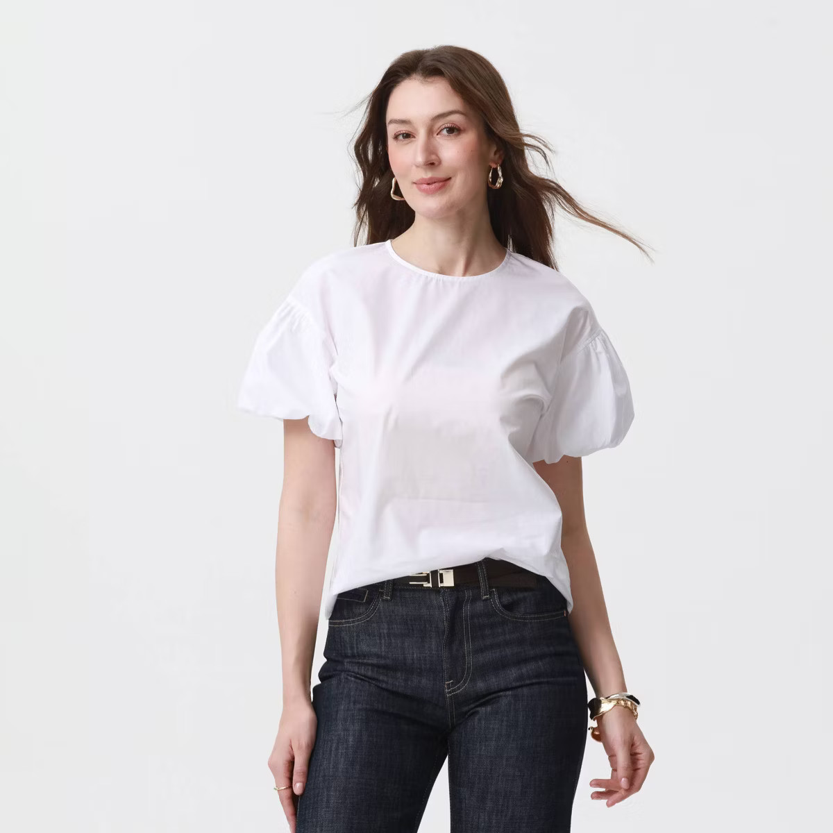 Women's Short Sleeve Woven Blouse - A New Day™ | Target