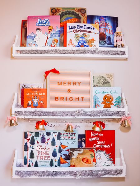 Decorating Presley’s room for Christmas is so fun. Her bookshelves are one of my favorite parts. 

#girlsroom #nursery #christmasbooks #giftguide #christmasdecor

#LTKfamily #LTKkids #LTKbaby