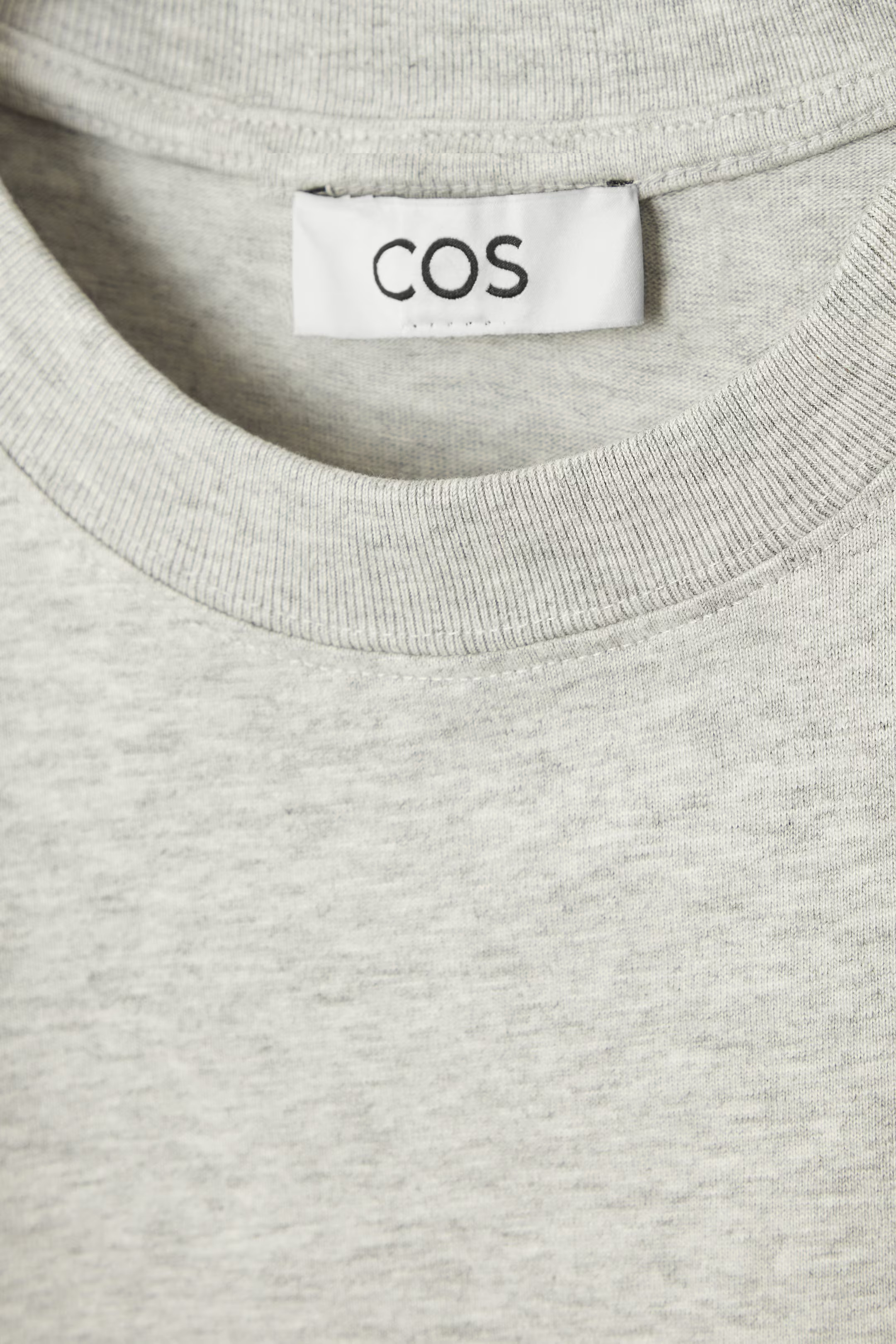 CLEAN CUT REGULAR T-SHIRT - GRAY MARL | COS | COS (EU)