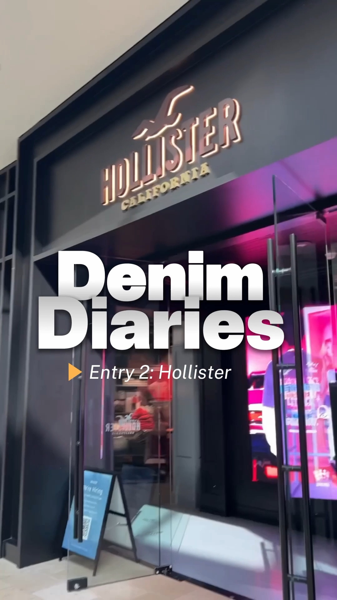 Hollister low rise denim tryon