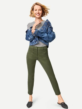 Mid-Rise Pixie Ankle Chinos for Women | Old Navy (US)