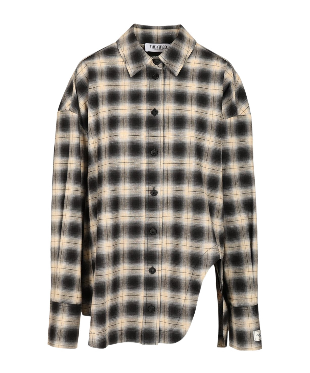 The Attico Check Oversized Shirt | Senser US