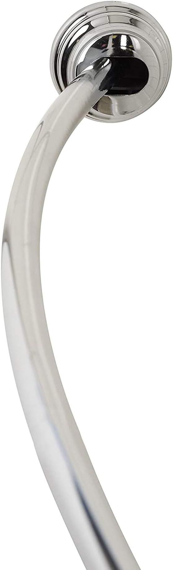 Zenna Home NeverRust Rustproof Aluminum Tension Mount Curved Shower Rod, Chrome | Amazon (US)