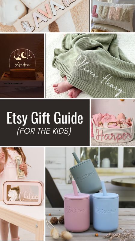 Personalized items for the kids make for the perfect gift. Gift ideas for your kids or the special kids in your life! 

#LTKkids #LTKHoliday #LTKGiftGuide