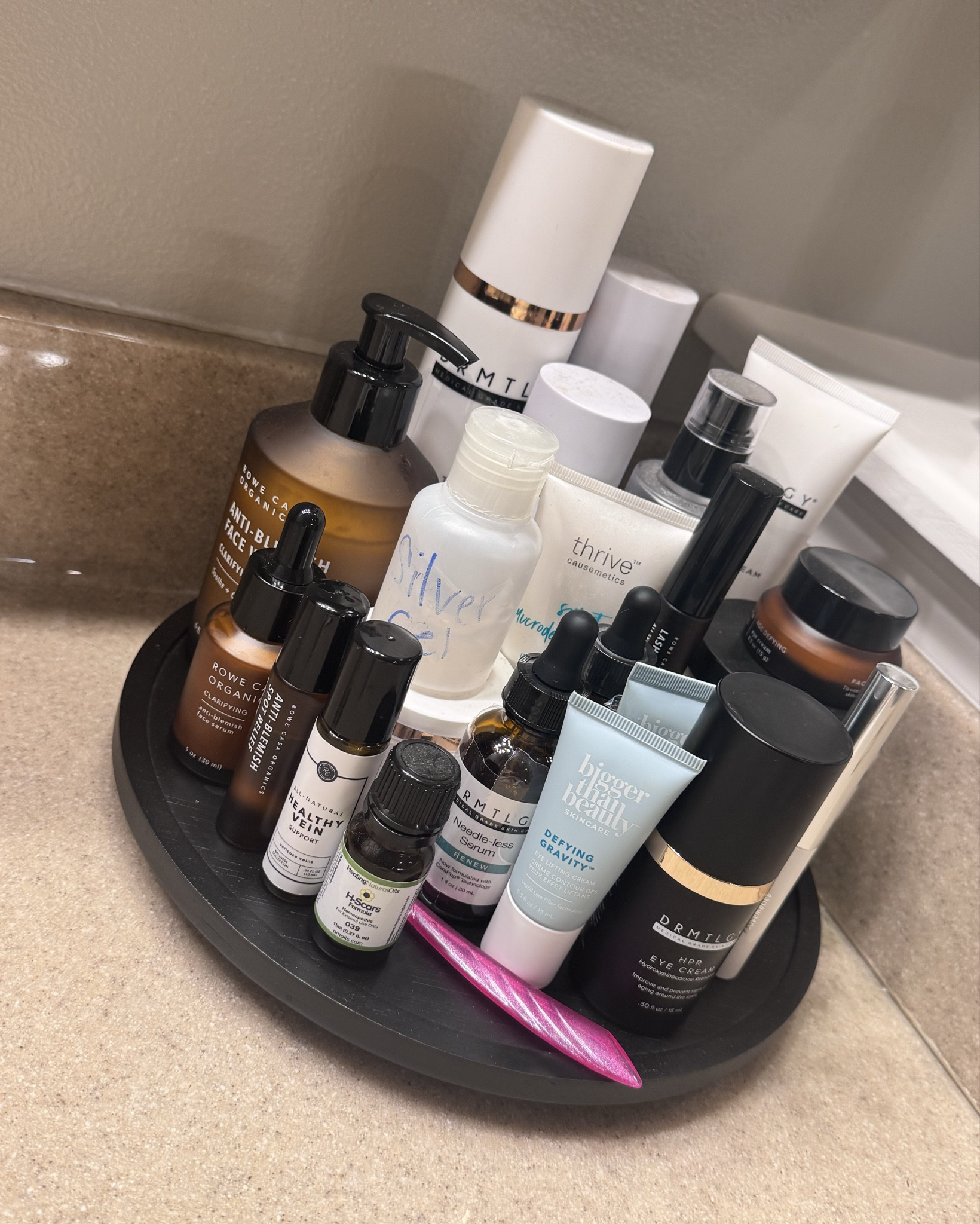 A few cheap but fun Amazon additions that made everyday life a little easier. 🙌

✨ Rotating makeup turntable — keeps all my skincare in one place and spins so I can actually find things.

🍽️ Clean/Dirty dishwasher magnet — no more asking “Are these clean?” 😂

🧴 Amber soap & lotion dispensers — simple swap that instantly made the bathroom sink look more put together.

Nothing fancy… just little upgrades that make home feel more organized.

#AmazonFinds #HomeOrganization #SimpleUpgrades #LittleThingsBigDifference #HomeHacks

#LTKHome #LTKmomlife #LTKdayinmylife