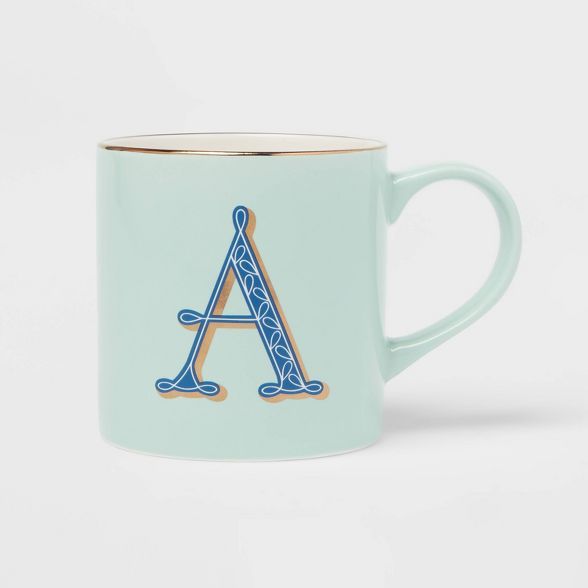 16oz Stoneware Monogram Mug - Opalhouse™ | Target