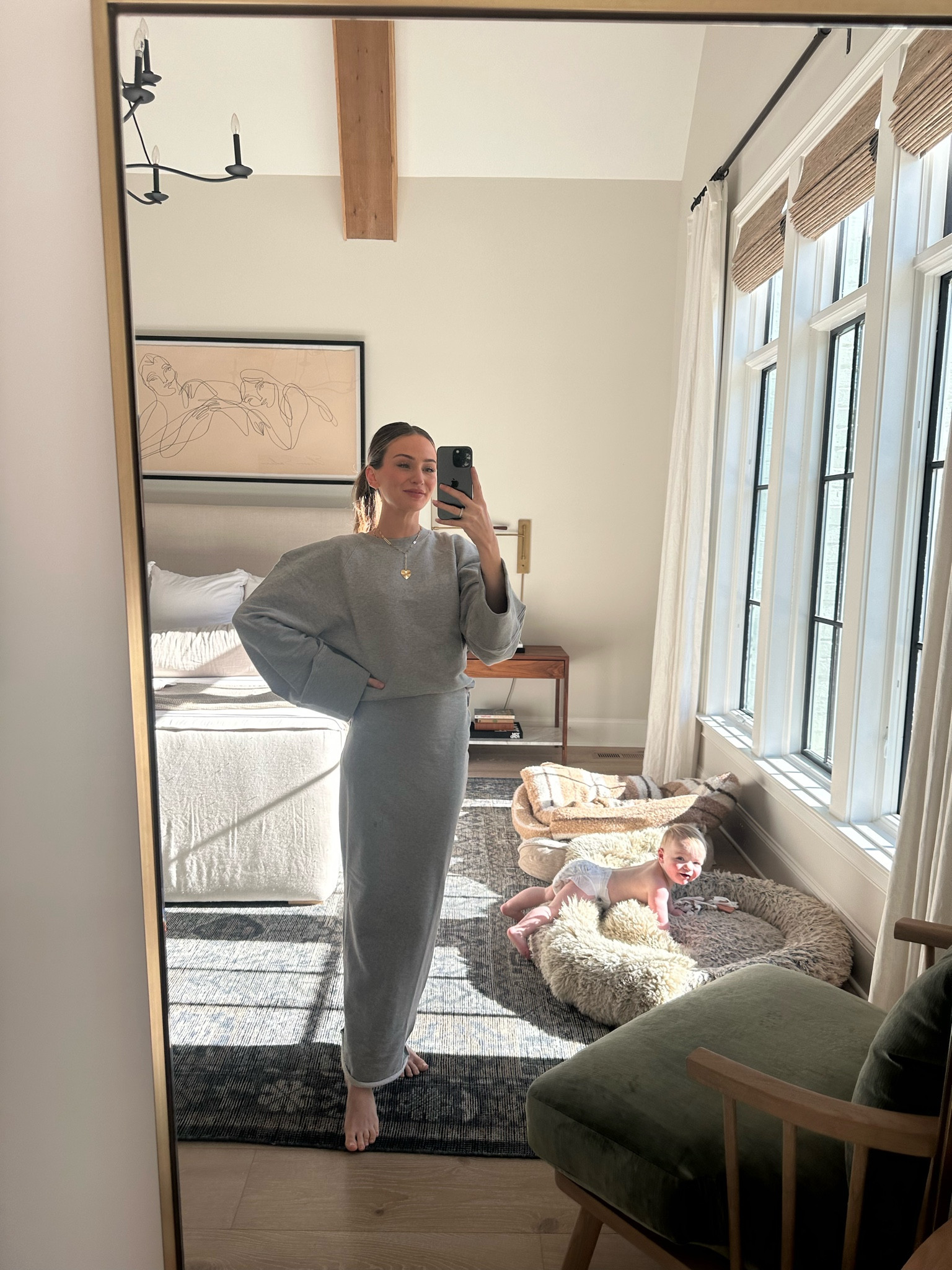 New sweater dress from revolve 🩶 runs a little big! 

#LTKstyletip