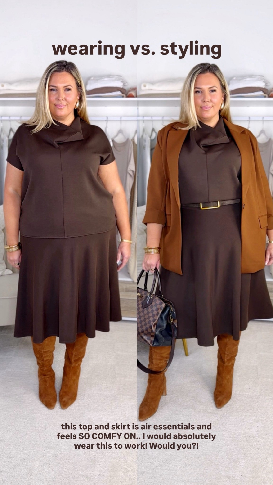 Wearing a 2X in all! Boots are wide calf! Use code LTK20 thru 9/26 and after that ASHLEYDXSPANX ✨ wearing 3x belt!

#LTKSaleAlert #LTKPlusSize #LTKOver40